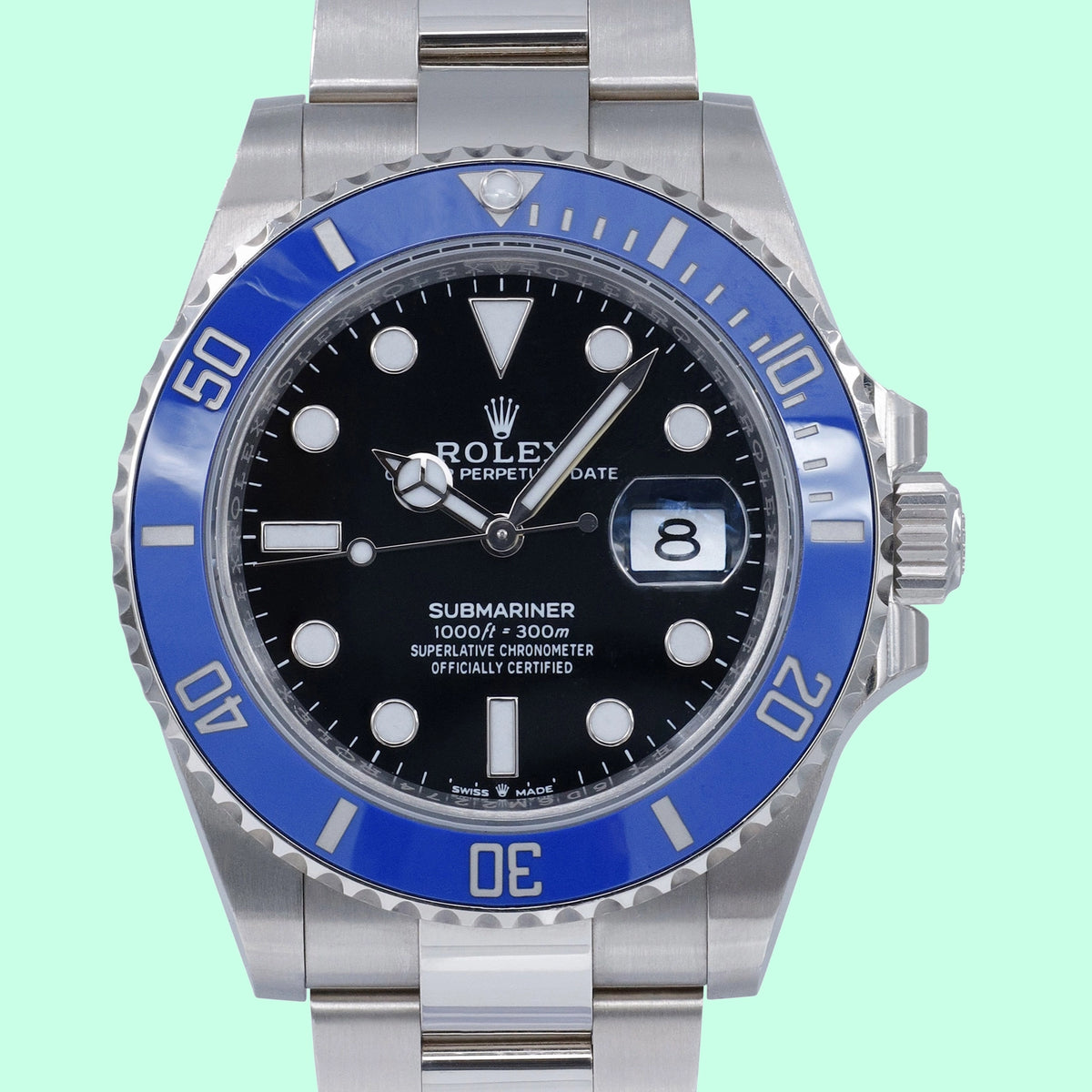 Rolex Submariner Cookie Monster 126619LB Black Dial on Oyster