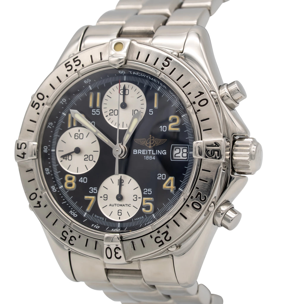 Breitling Colt Chronograph Automatic A13035 Black Stainless Steel 1997