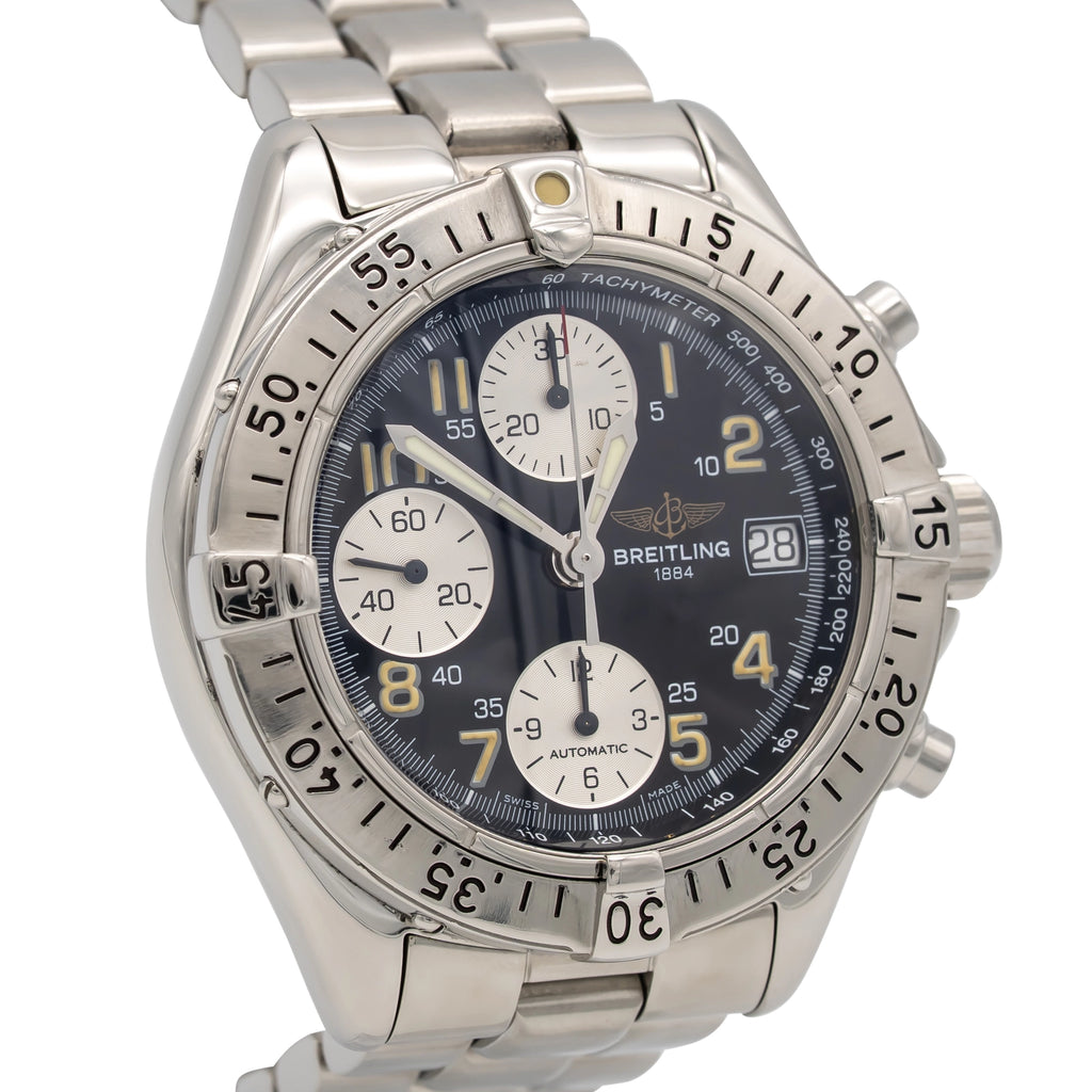 Breitling Colt Chronograph Automatic A13035 Black Stainless Steel 1997