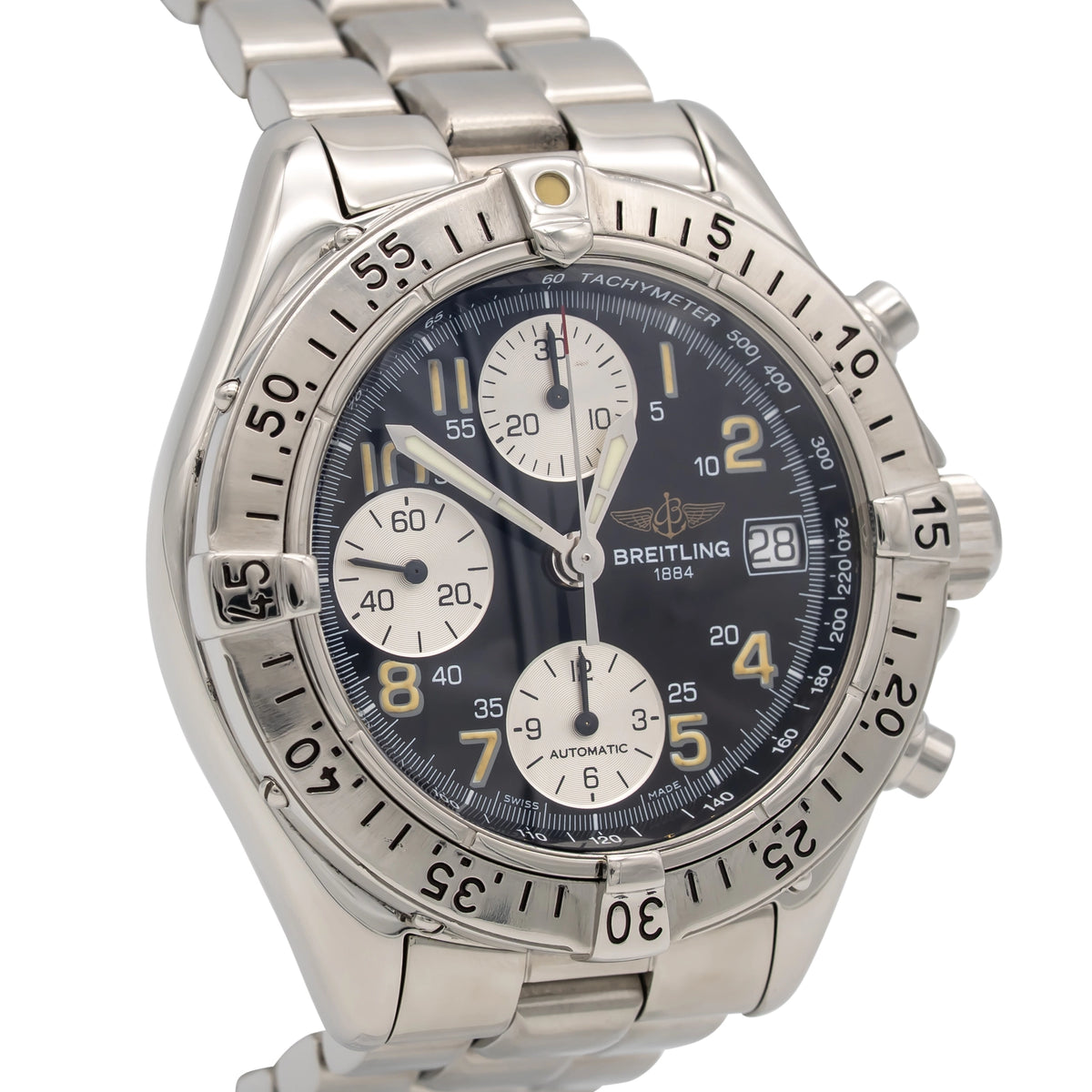 Breitling Colt Chronograph Automatic A13035 Black Stainless Steel 1997