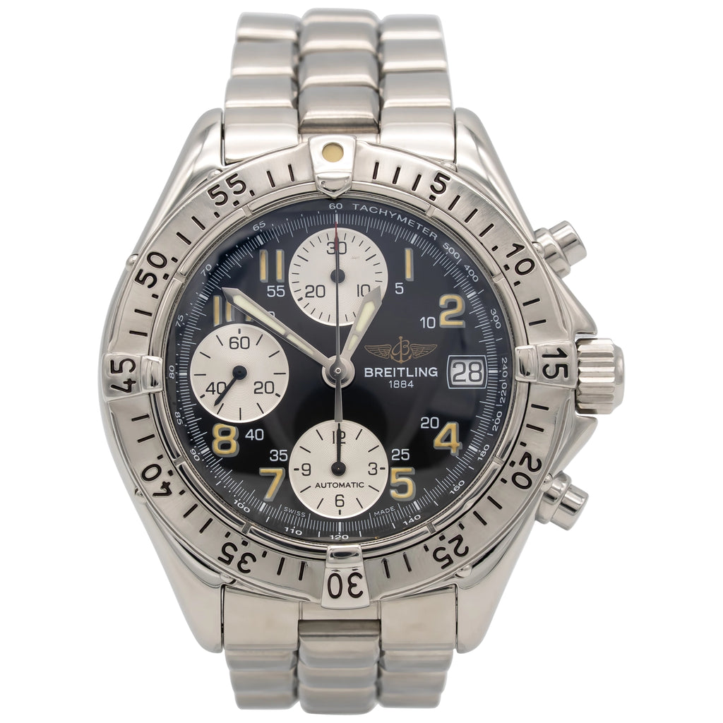 Breitling Colt Chronograph Automatic A13035 Black Stainless Steel 1997