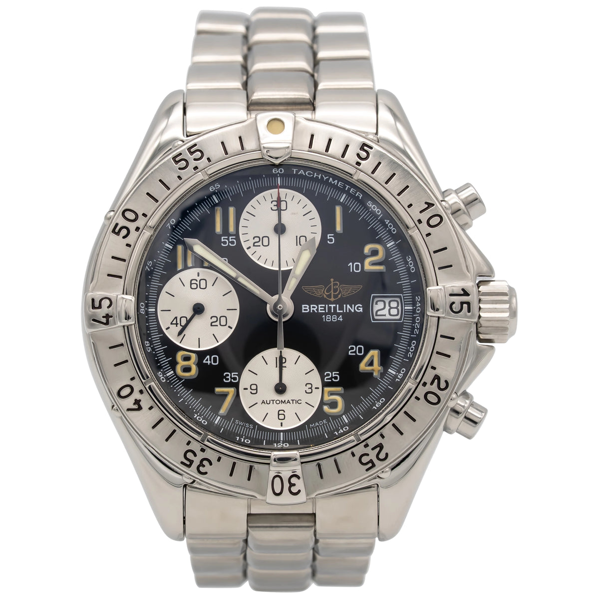 Breitling Colt Chronograph Automatic A13035 Black Stainless Steel 1997