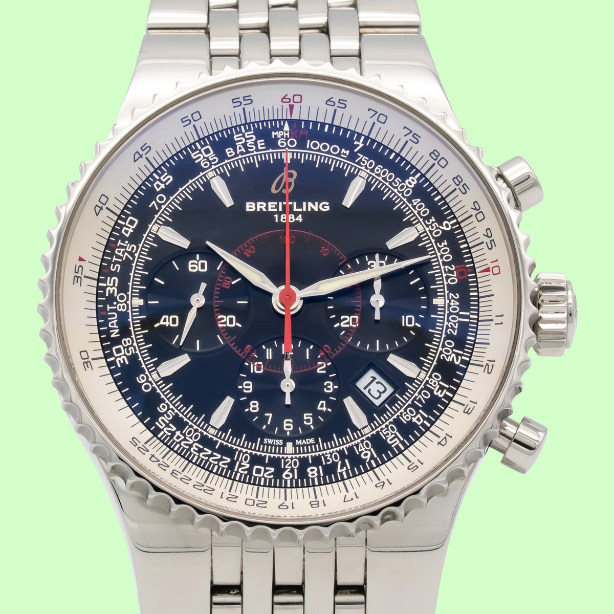 Breitling Montbrillant Légende A23350 Black Stainless Steel 2010