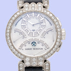 Harry Winston Premier Excenter Chronograph 200/MCRA39WL.MD/D3.1 Mother of Pearl Dial on Leather 2020