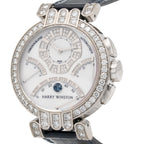 Harry Winston Premier Excenter Chronograph 200/MCRA39WL.MD/D3.1 Mother of Pearl Dial on Leather 2020