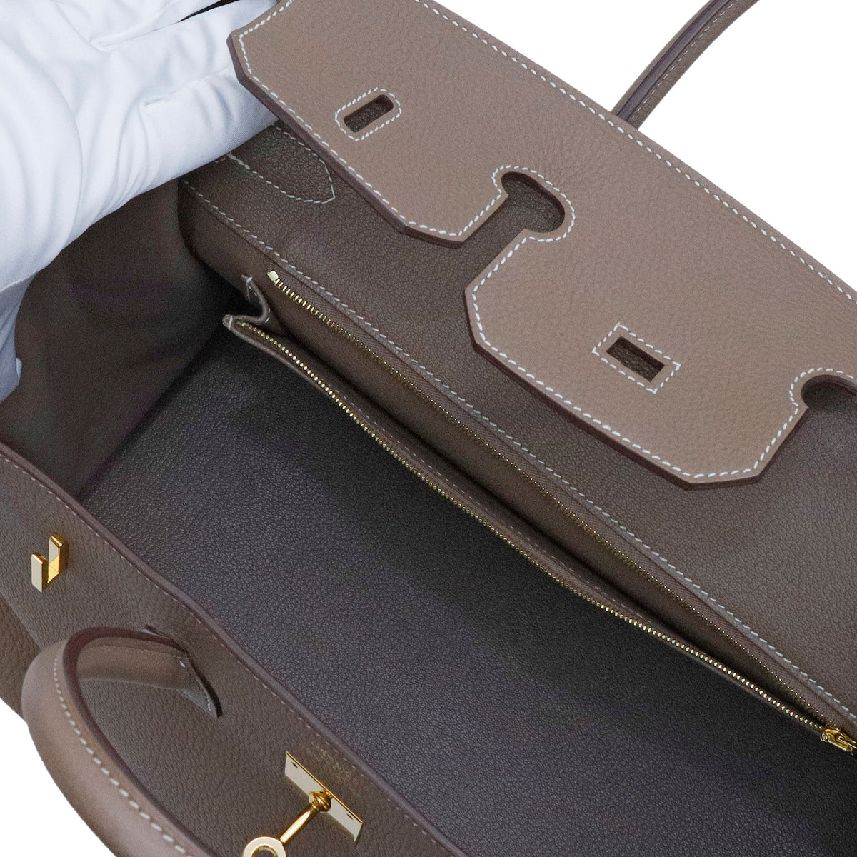 Hermès Birkin 35 Etoupe Togo Gold Hardware 2018
