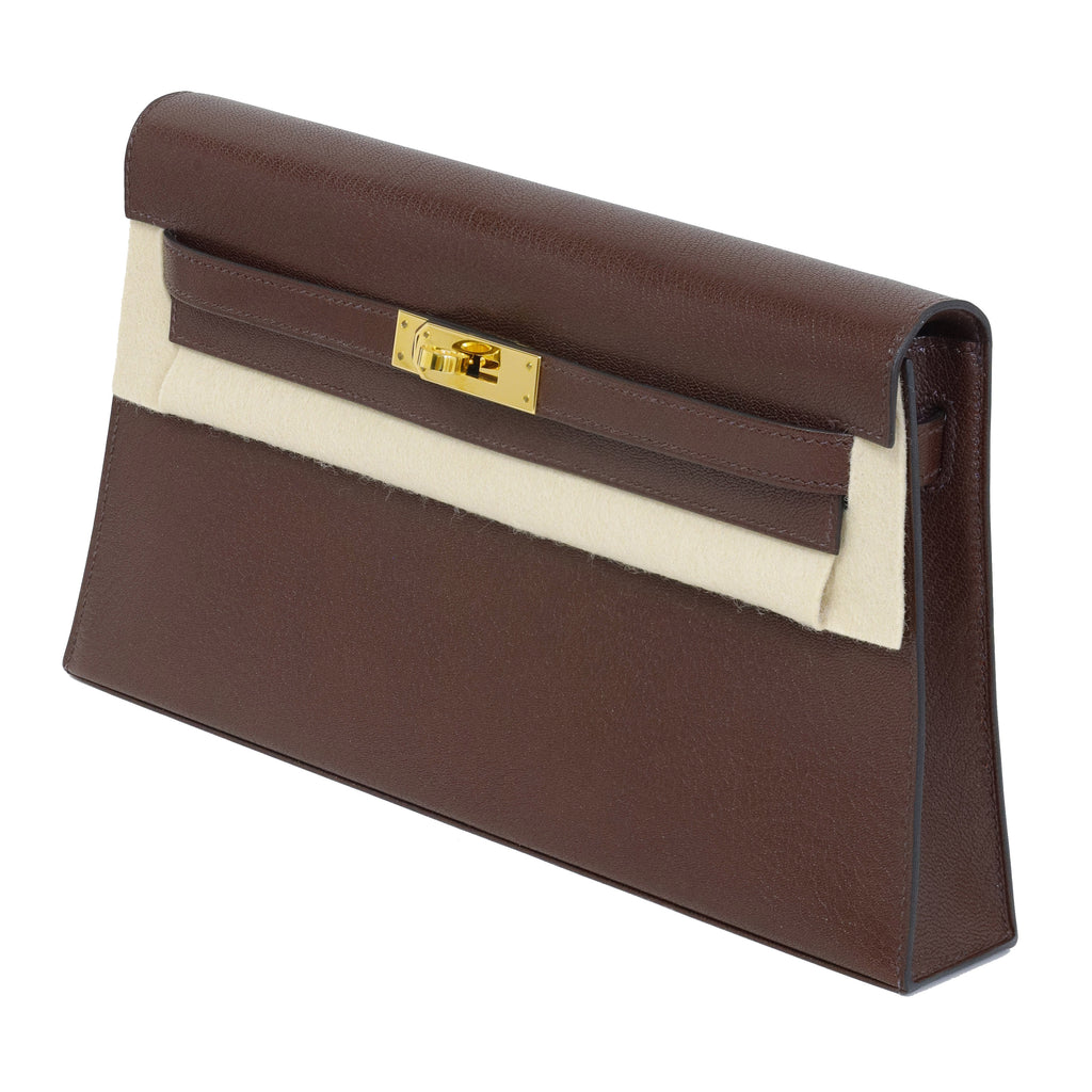 Hermès Kelly Cut Rouge H Swift Gold Hardware 2022