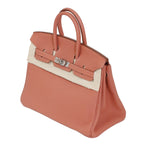 Hermès Birkin 25 Rose Tea Togo Palladium Hardware 2014