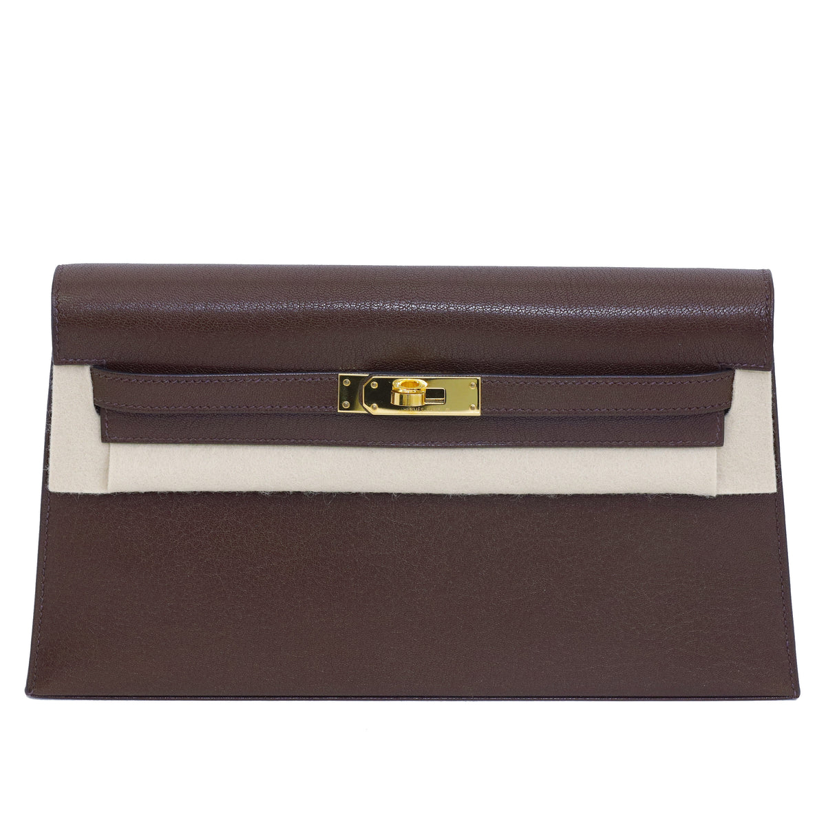 Hermès Kelly Cut Rouge H Swift Gold Hardware 2022