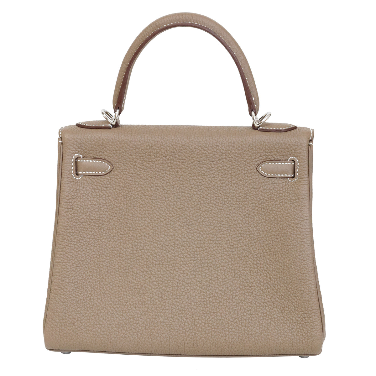 Hermès Kelly 25 Etoupe Togo Palladium Hardware 2024