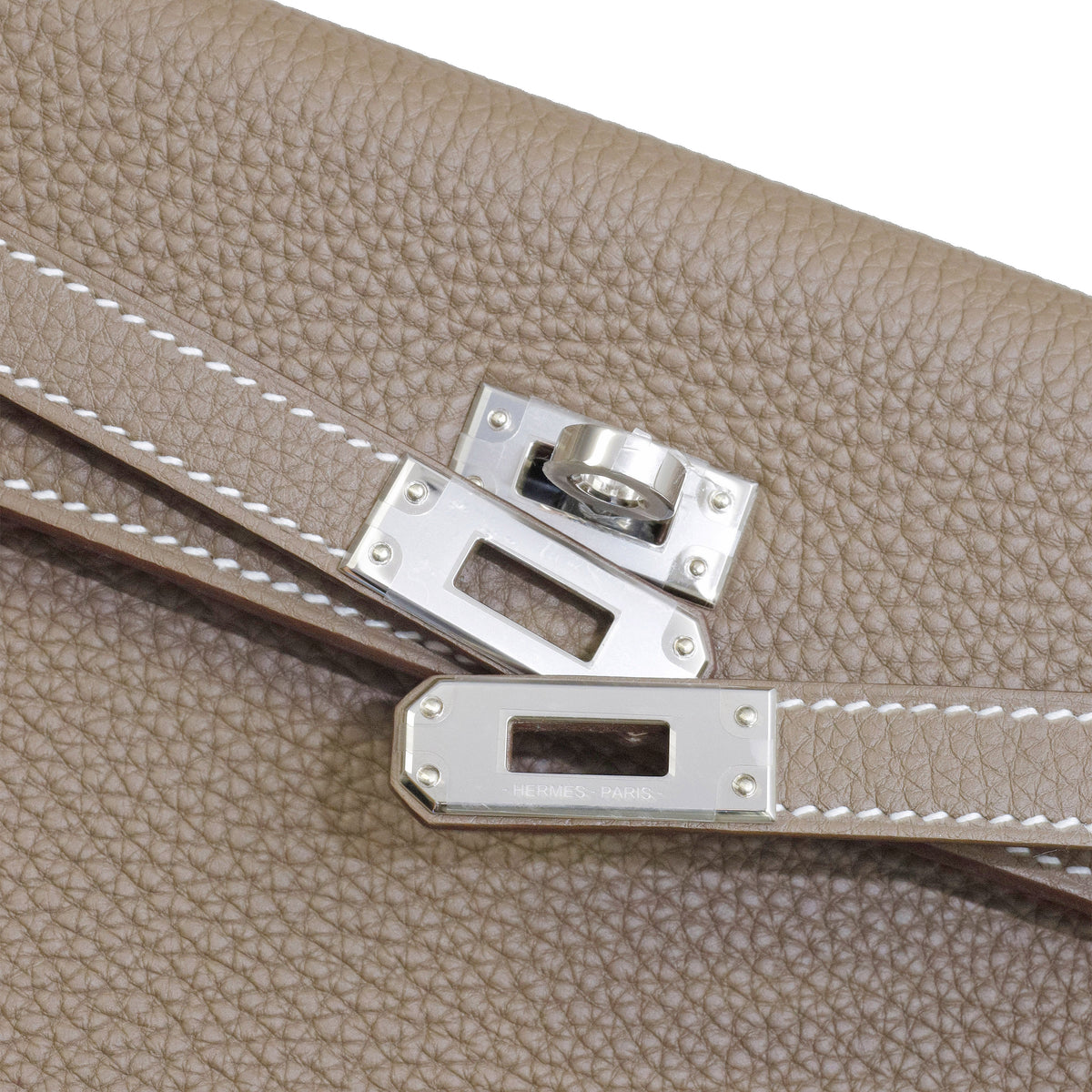Hermès Kelly 25 Etoupe Togo Palladium Hardware 2024