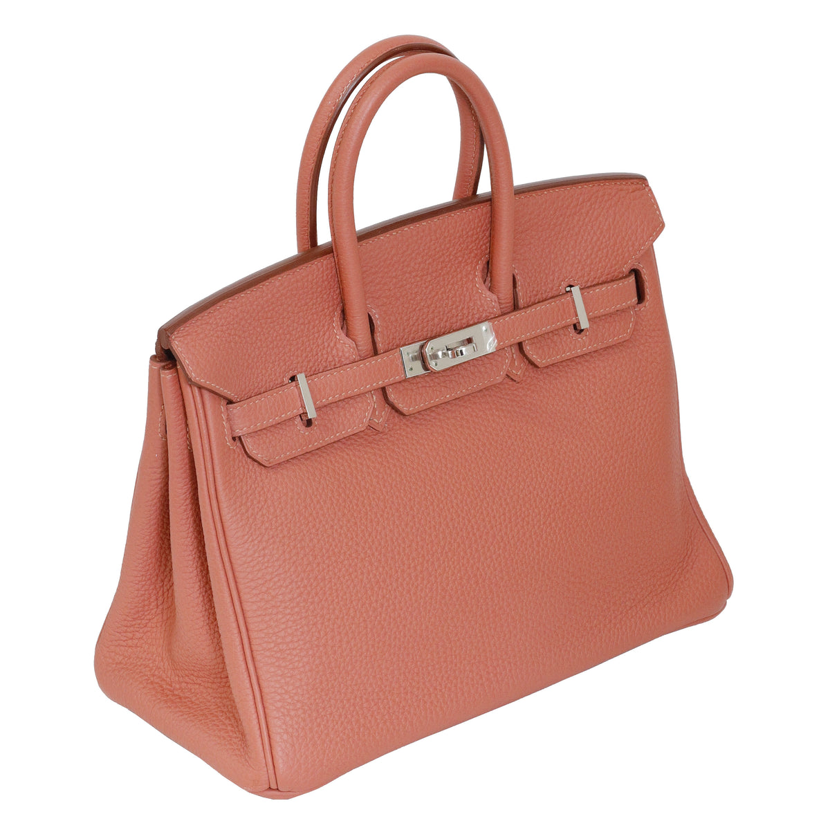 Hermès Birkin 25 Rose Tea Togo Palladium Hardware 2014