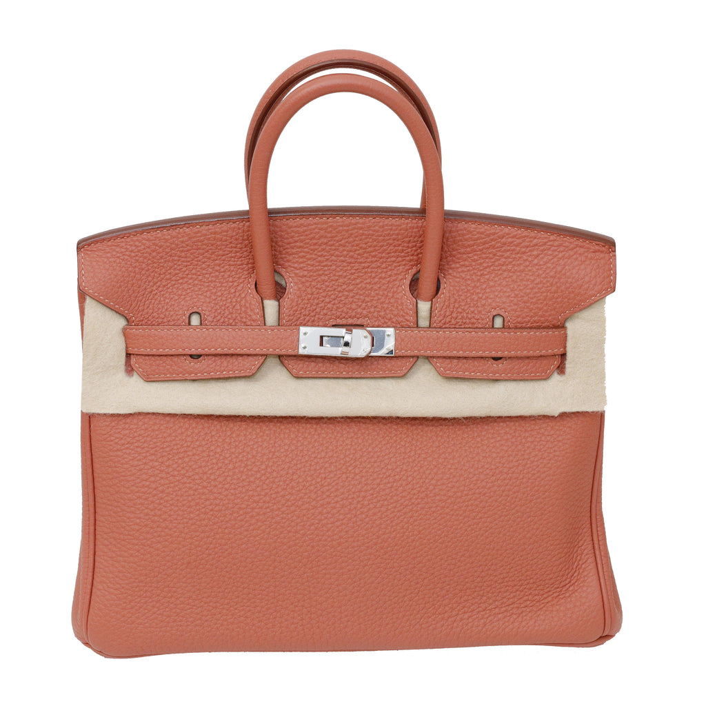 Hermès Birkin 25 Rose Tea Togo Palladium Hardware 2014
