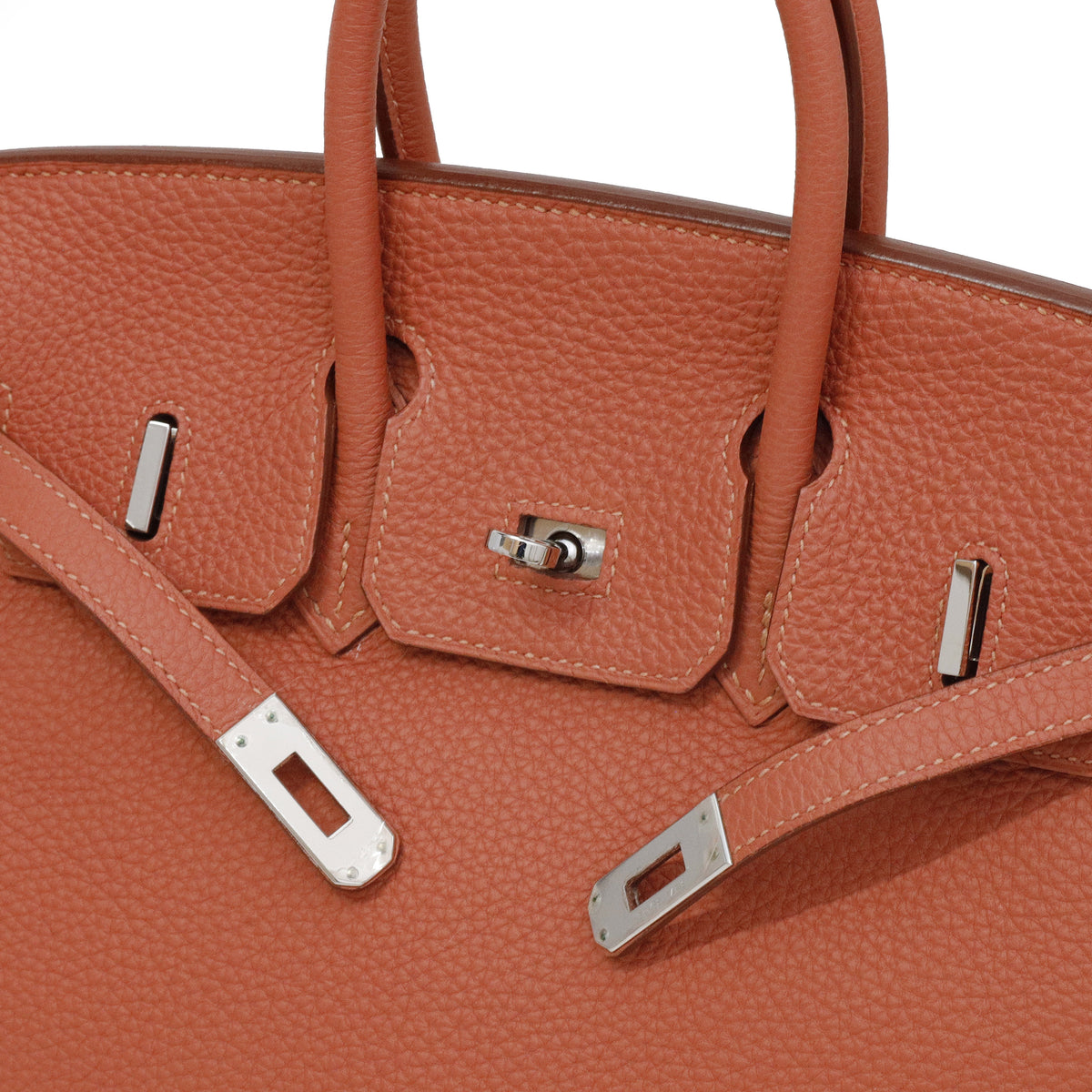 Hermès Birkin 25 Rose Tea Togo Palladium Hardware 2014