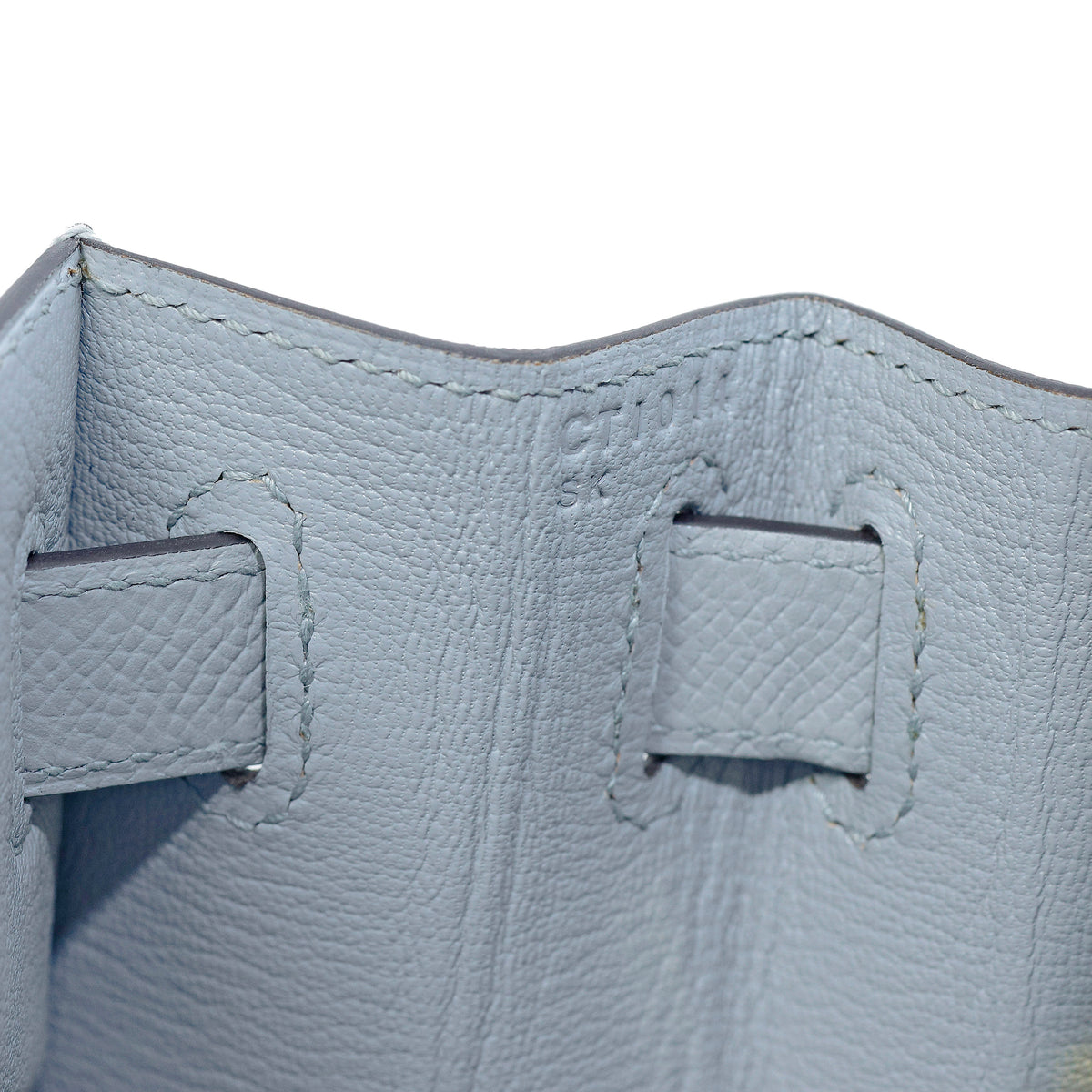 Hermès Kelly 28 Sellier Bleu Glacier Epsom Gold Hardware 2025