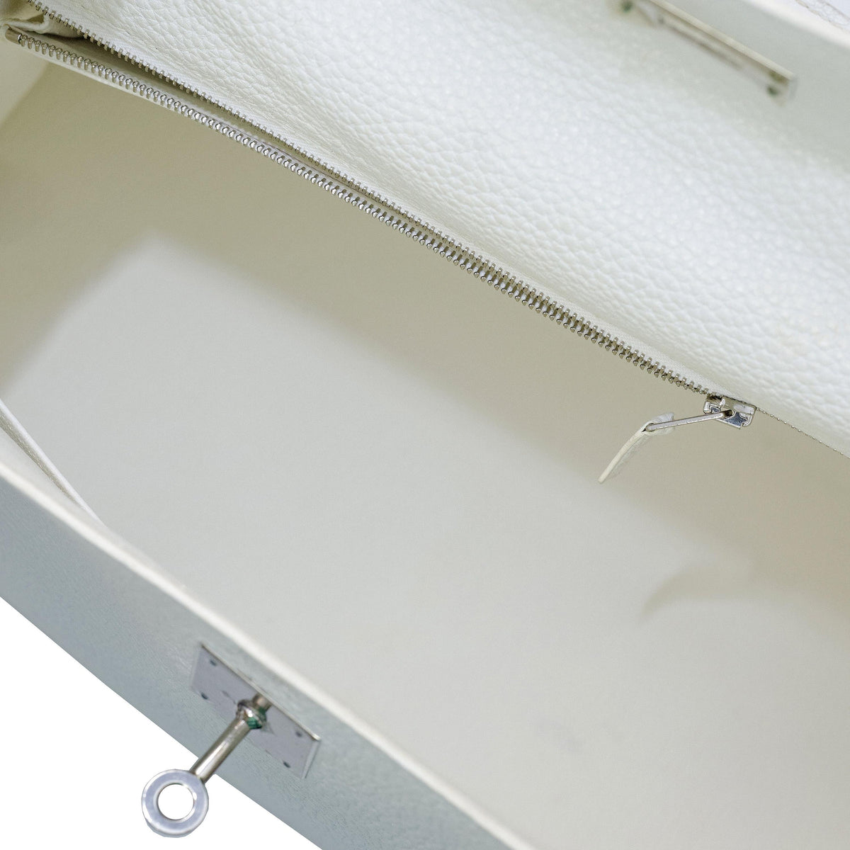 Hermès Kelly 32 Blanc Togo Palladium Hardware 2018