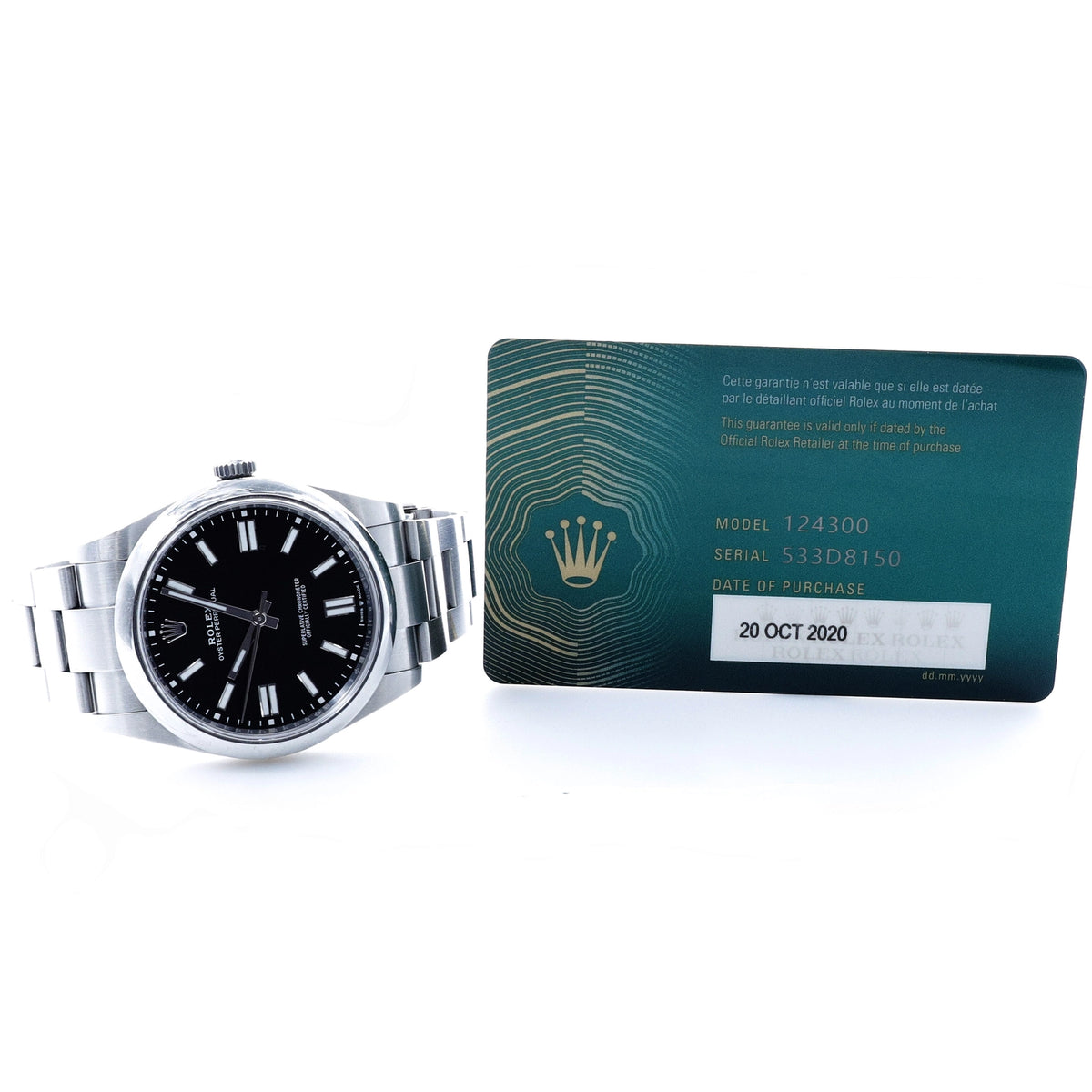 Rolex Oyster Perpetual 124300 Black Dial on Oyster 2020