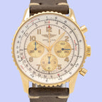 Breitling Navitimer K30022 Silver Leather 1990