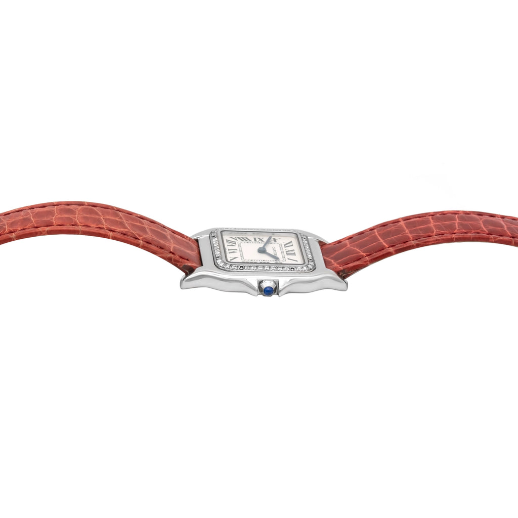 Cartier Panthère W4PN0008 Silver Dial on Leather