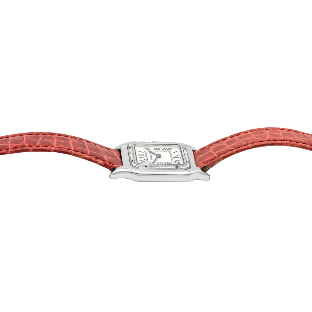 Cartier Panthère W4PN0008 Silver Dial on Leather