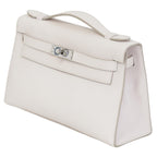 Hermès Kelly Pochette Rose Dragée Swift Palladium Hardware 2007
