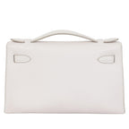 Hermès Kelly Pochette Rose Dragée Swift Palladium Hardware 2007