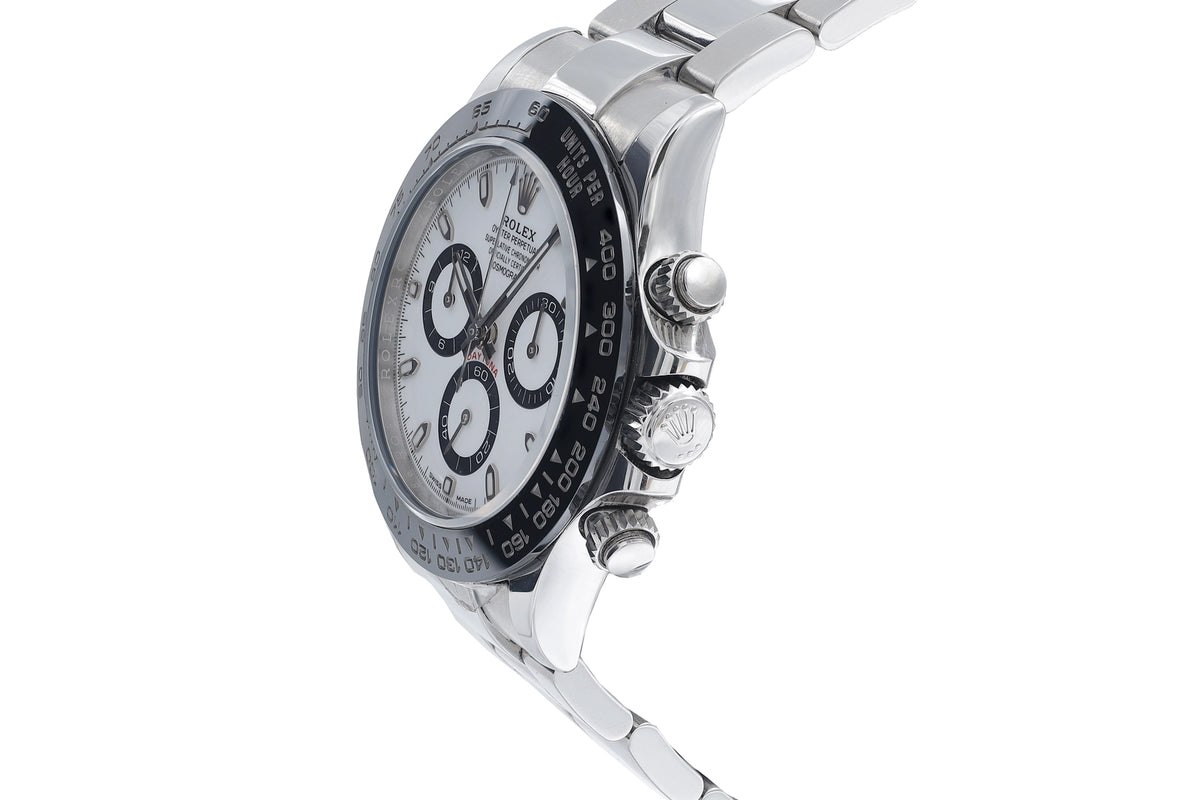 Rolex Daytona "Panda" 116500LN White Dial on Oyster