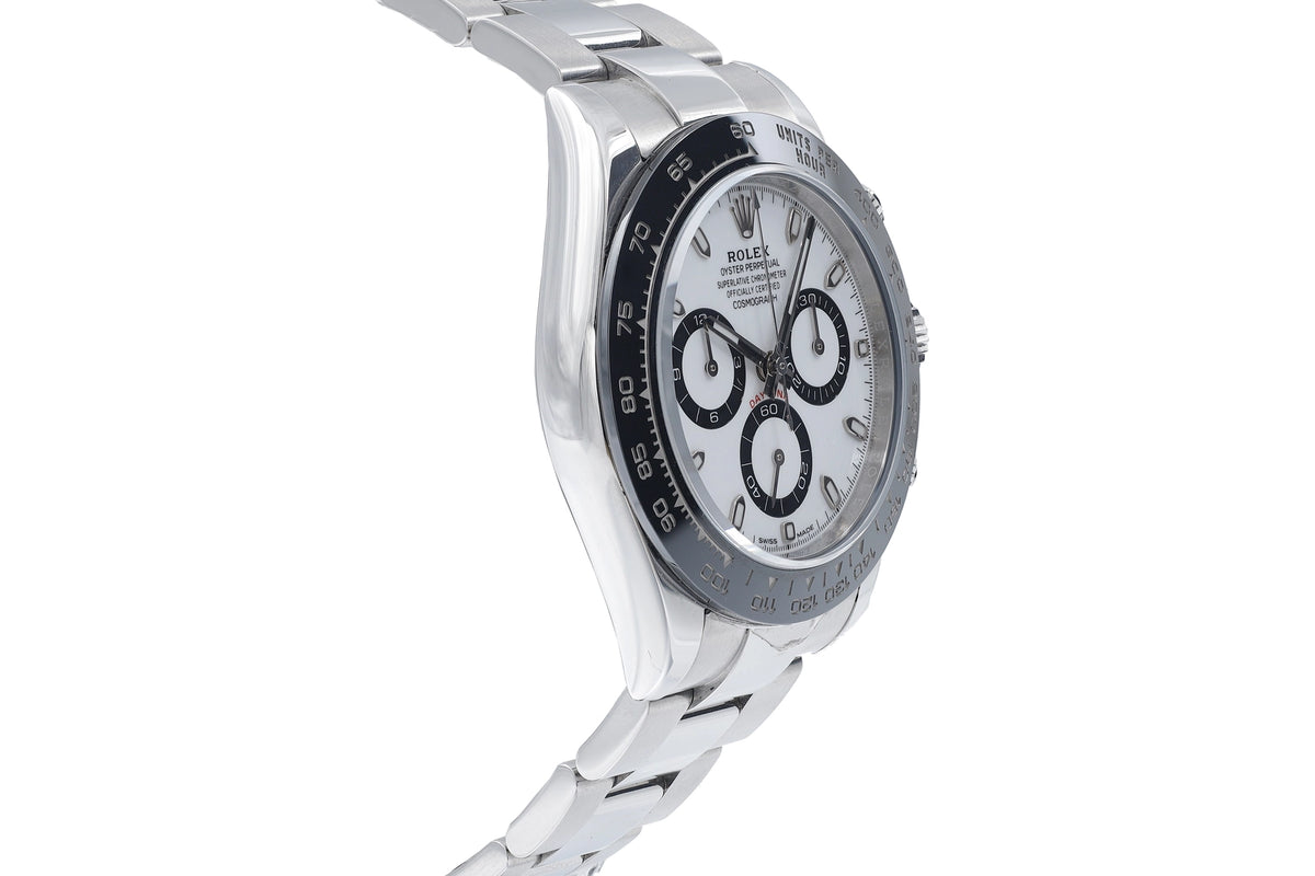 Rolex Daytona "Panda" 116500LN White Dial on Oyster