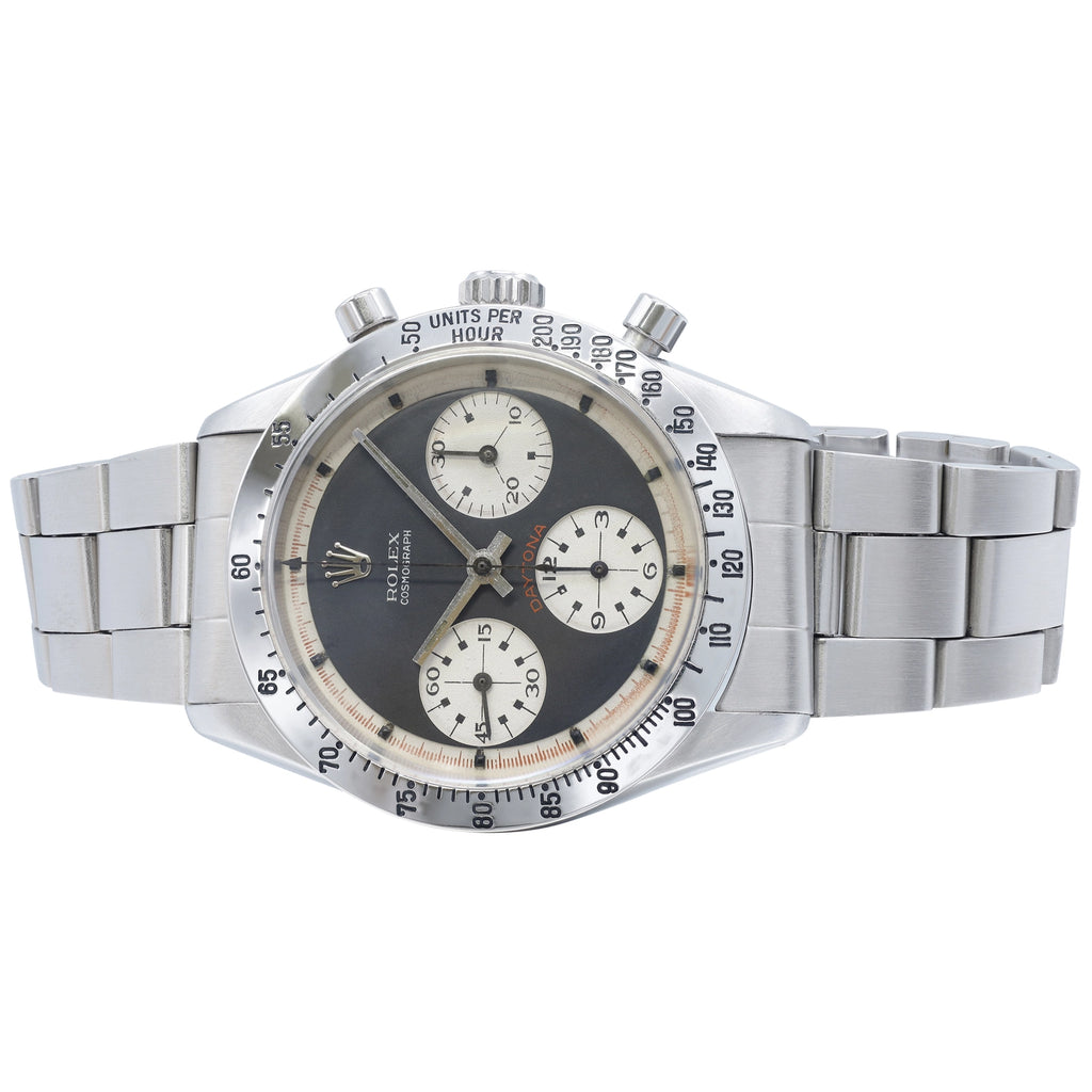 Rolex Daytona 6239 Black Dial on Stainless Steel 1967