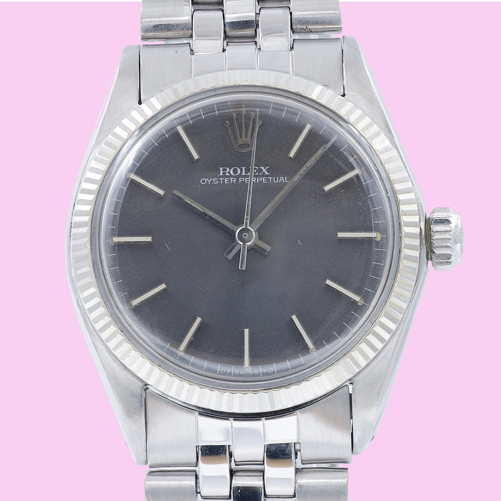 Rolex Oyster Perpetual 31 6551 Grey Dial on Stainless Steel 1970