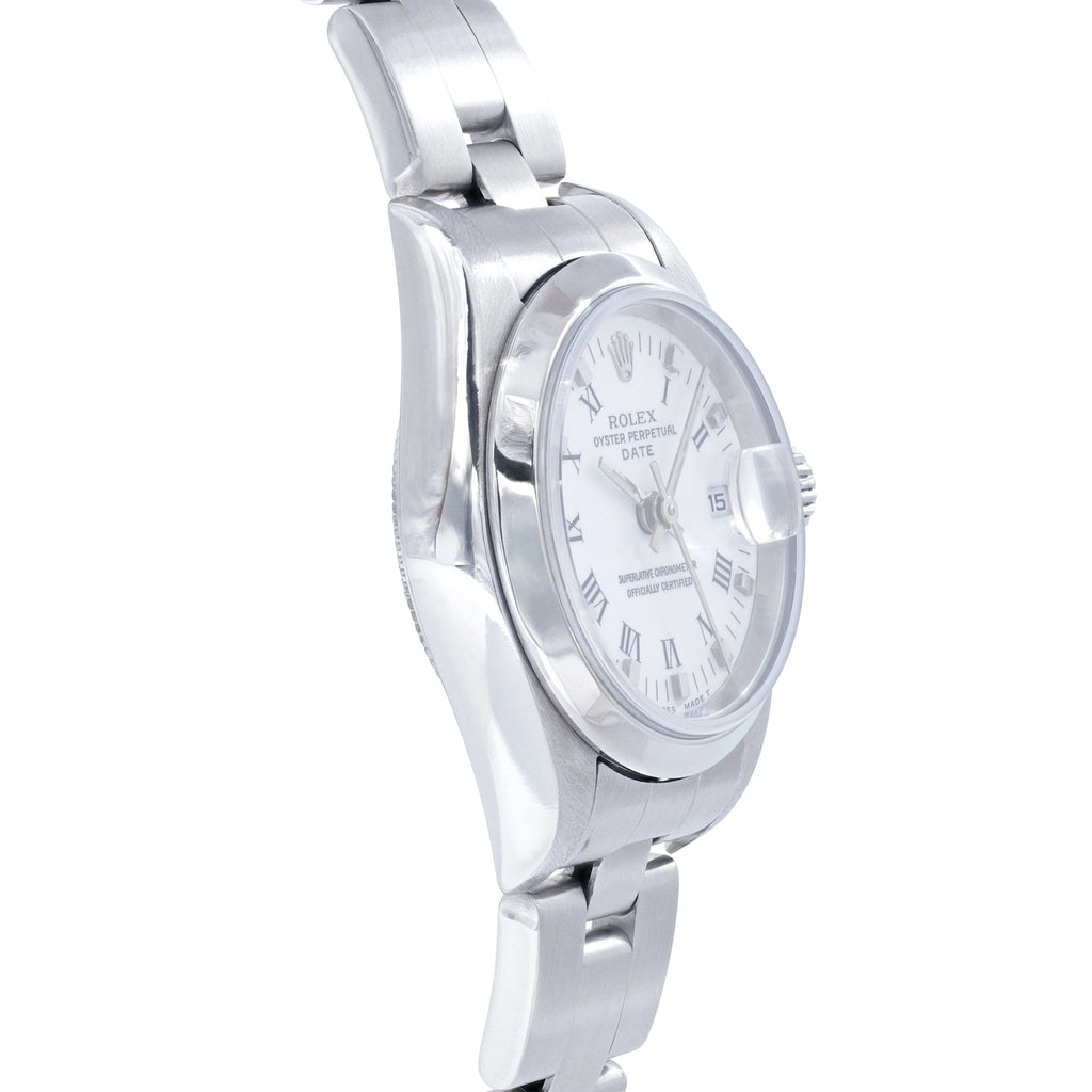 Rolex Oyster Perpetual Lady Date 79160 White Dial on Stainless Steel 2001