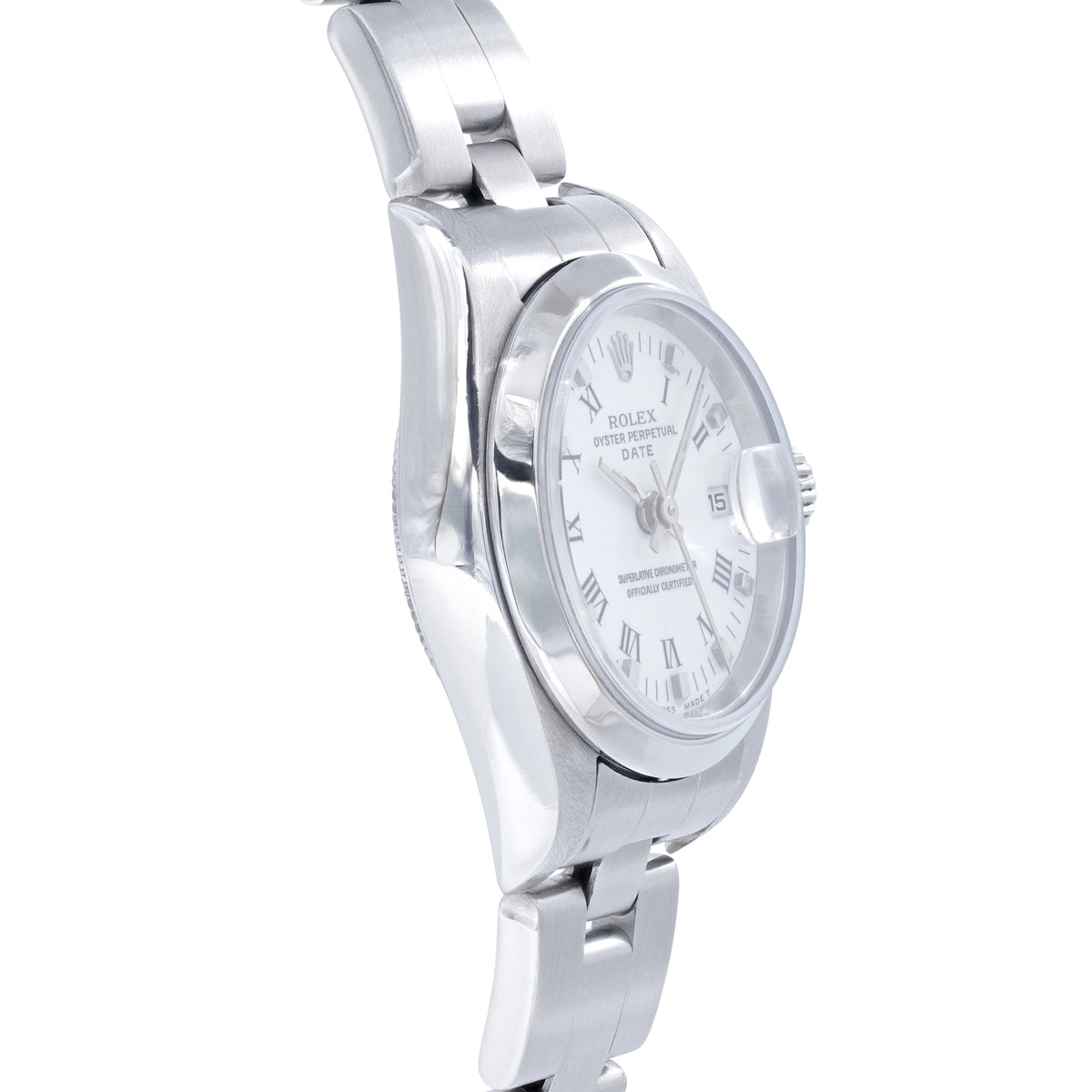 Rolex Oyster Perpetual Lady Date 79160 White Dial on Stainless Steel 2001