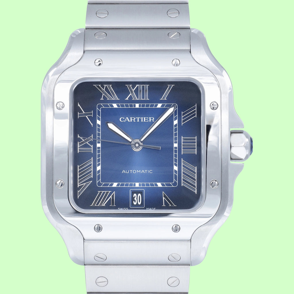 Cartier Santos de Cartier Large WSSA0071 Blue Dial on Stainless Steel 2026