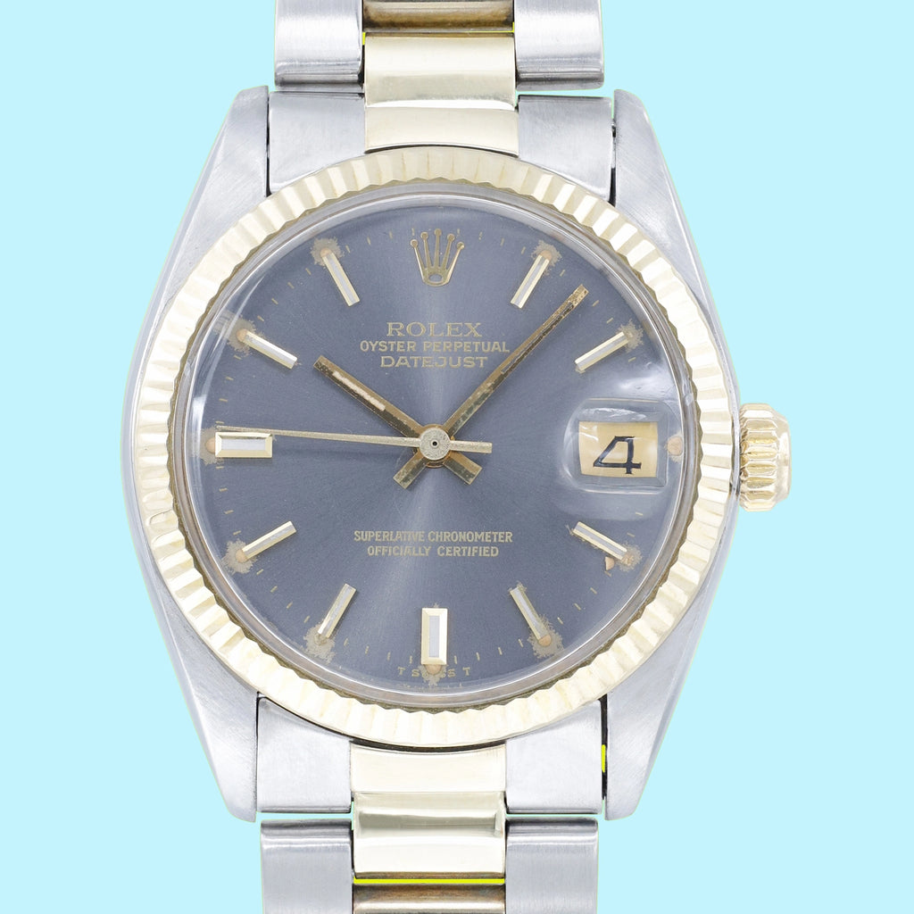 Rolex Datejust 6827 Grey Dial on Oyster 1978