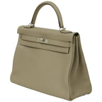 Hermès Kelly 32 Gris Mouette Togo Palladium Hardware 2018