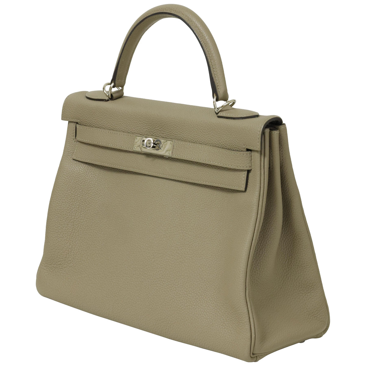 Hermès Kelly 32 Gris Mouette Togo Palladium Hardware 2018