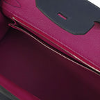 Hermès Birkin 30 Verso Bleu Indigo Togo Palladium Hardware 2018