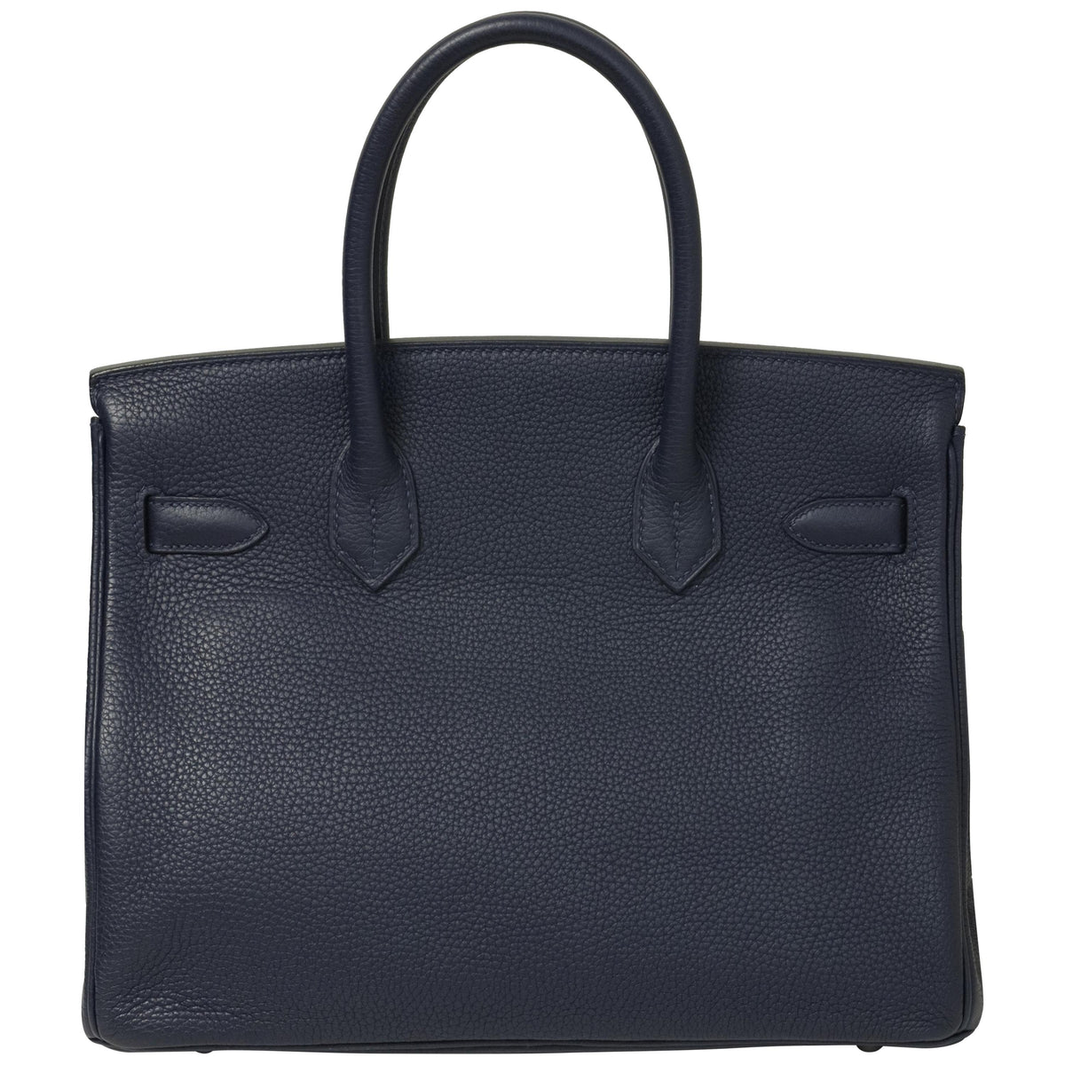 Hermès Birkin 30 Verso Bleu Indigo Togo Palladium Hardware 2018