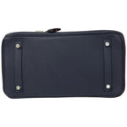 Hermès Birkin 30 Verso Bleu Indigo Togo Palladium Hardware 2018