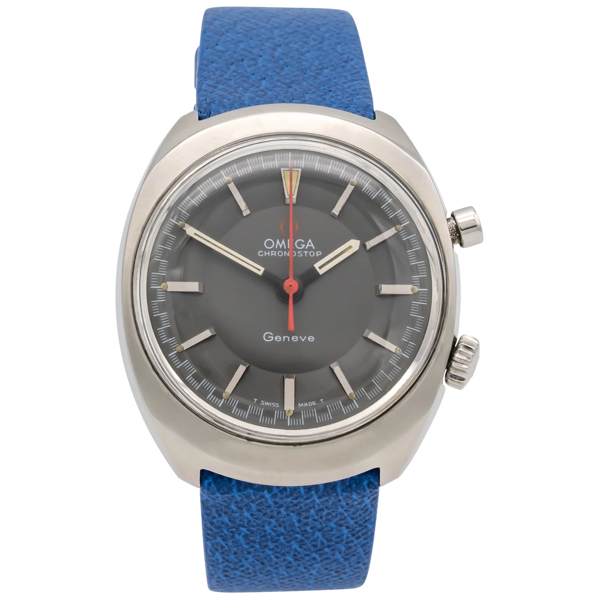 Omega Genève 146.009 Grey Leather
