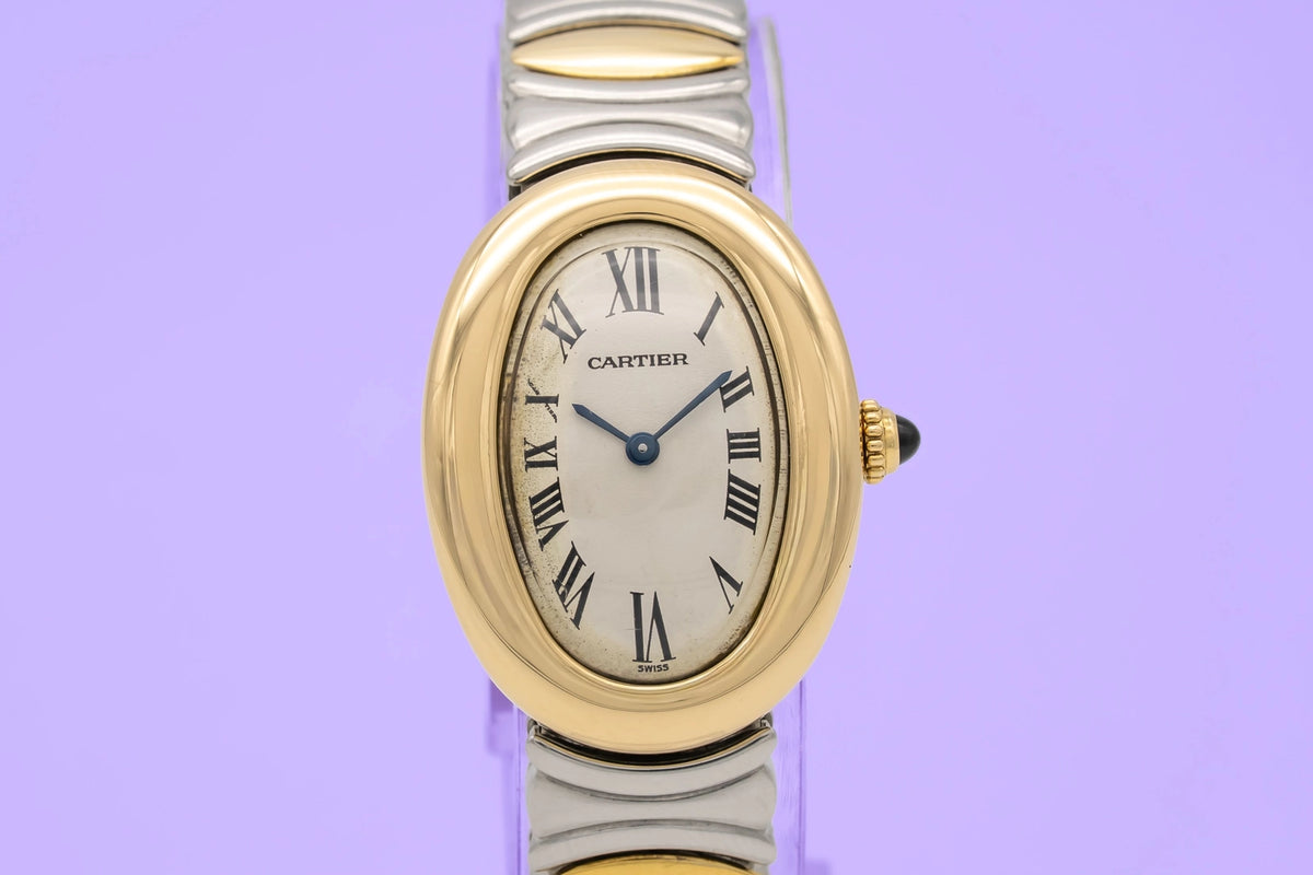 Cartier Baignoire 8057910 Gold/Steel 1990