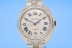 Cartier Clé de Cartier 3850 White Dial on Stainless steel 2015
