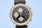 Breitling Navitimer A13322 Black Leather Strap 2001