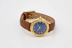 Cartier Cougar 887907 Blue Dial on Leather 1990