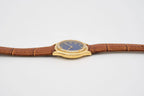 Cartier Cougar 887907 Blue Dial on Leather 1990