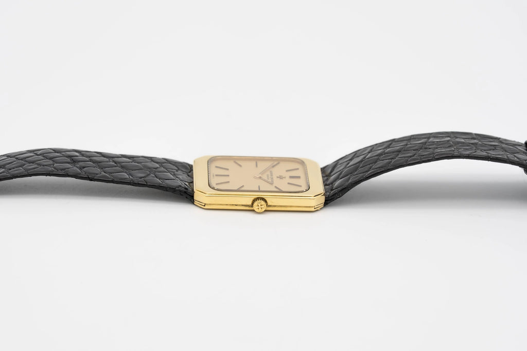 Vacheron Constantin Tank 33208 Champagne Dial on Leather 1979