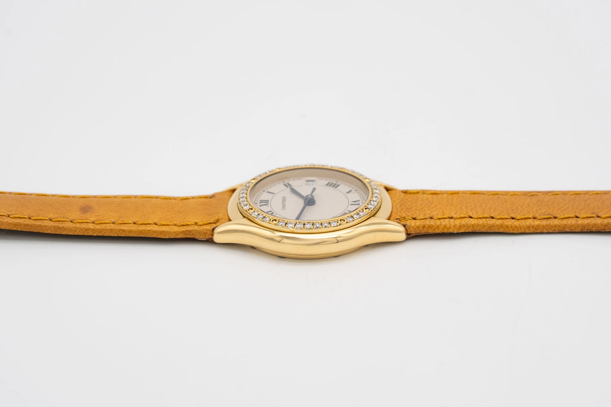 Cartier Cougar 887907 Leather 1990