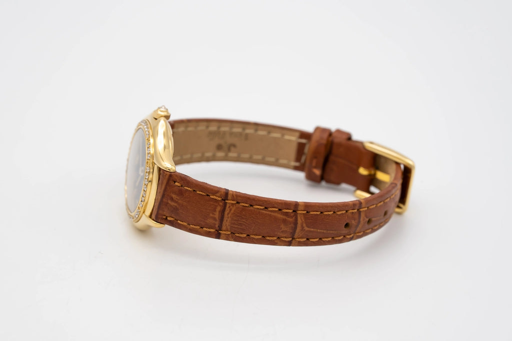 Cartier Cougar 887907 Blue Dial on Leather 1990