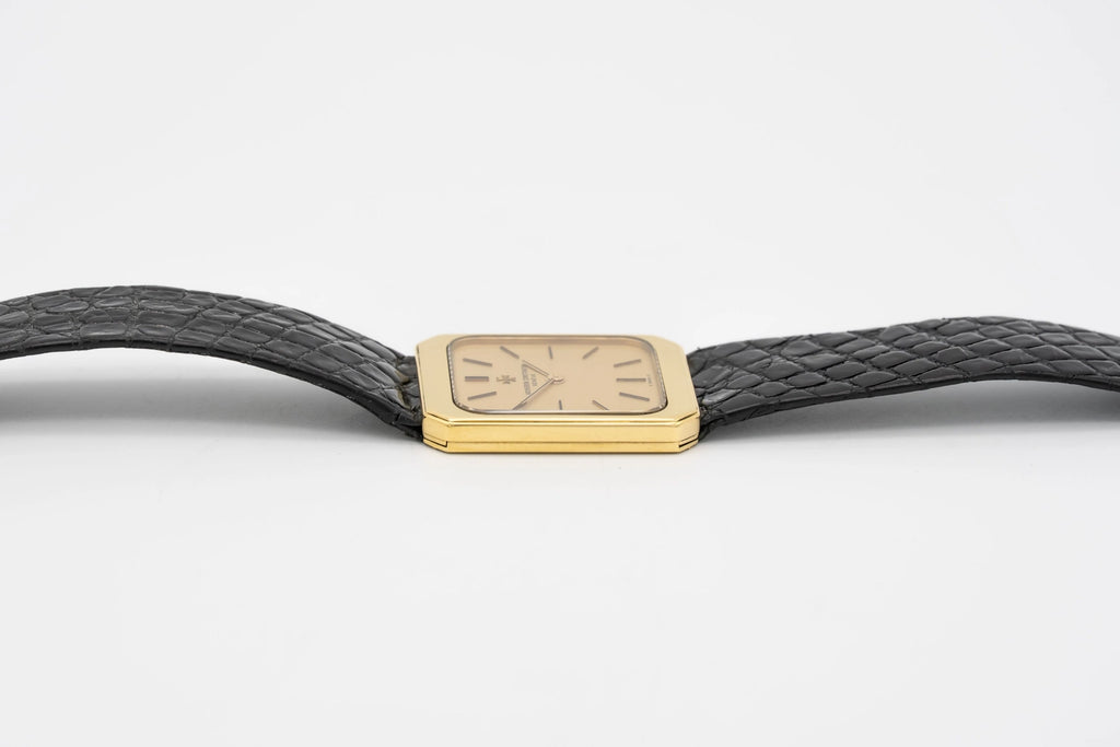 Vacheron Constantin Tank 33208 Champagne Dial on Leather 1979