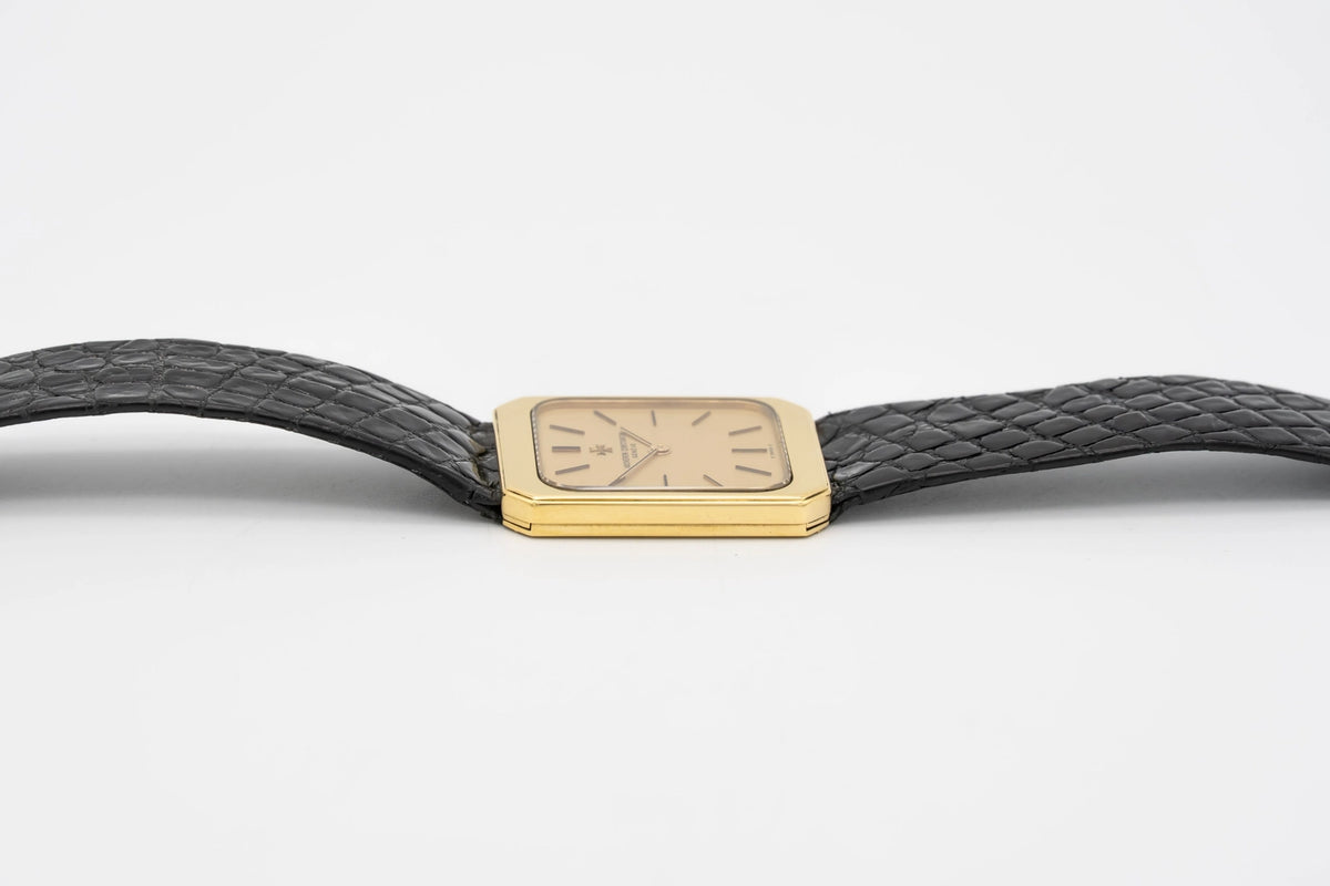 Vacheron Constantin Tank 33208 Champagne Dial on Leather 1979
